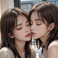 百合女子高生 3枚目
