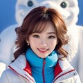 雪まつり始まったね　やっぱり夜が綺麗 2枚目