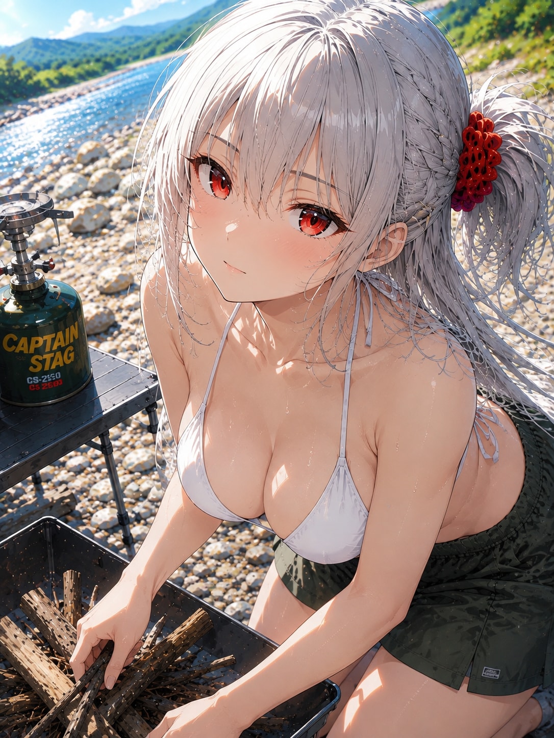 これから火起こし