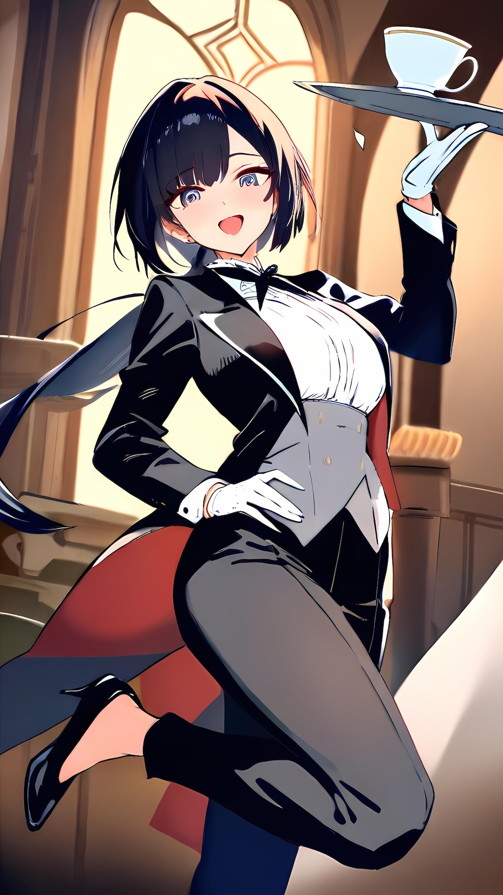 コミカル調執事