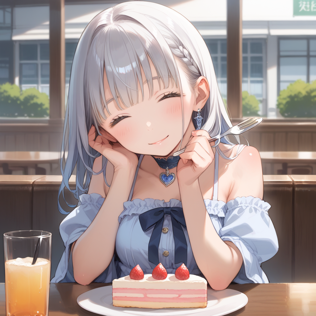 ケーキを食べに来ました。