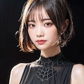 スパイダーボディースーツでポロリ 6枚目