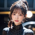 スパイダーボディースーツでポロリ 4枚目