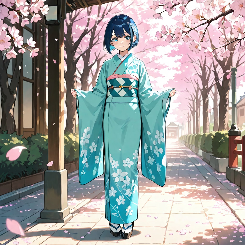 桜模様の約束 | の人気AIイラスト・グラビア