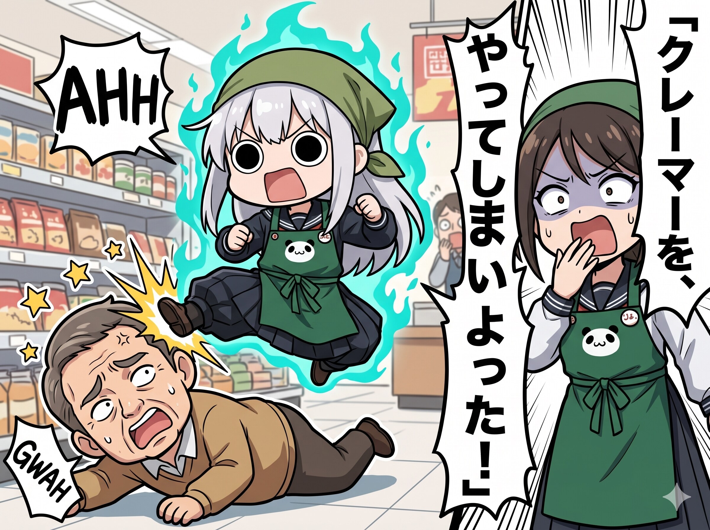 クレーマーをやってしまいよったえらいこっちゃ嬢