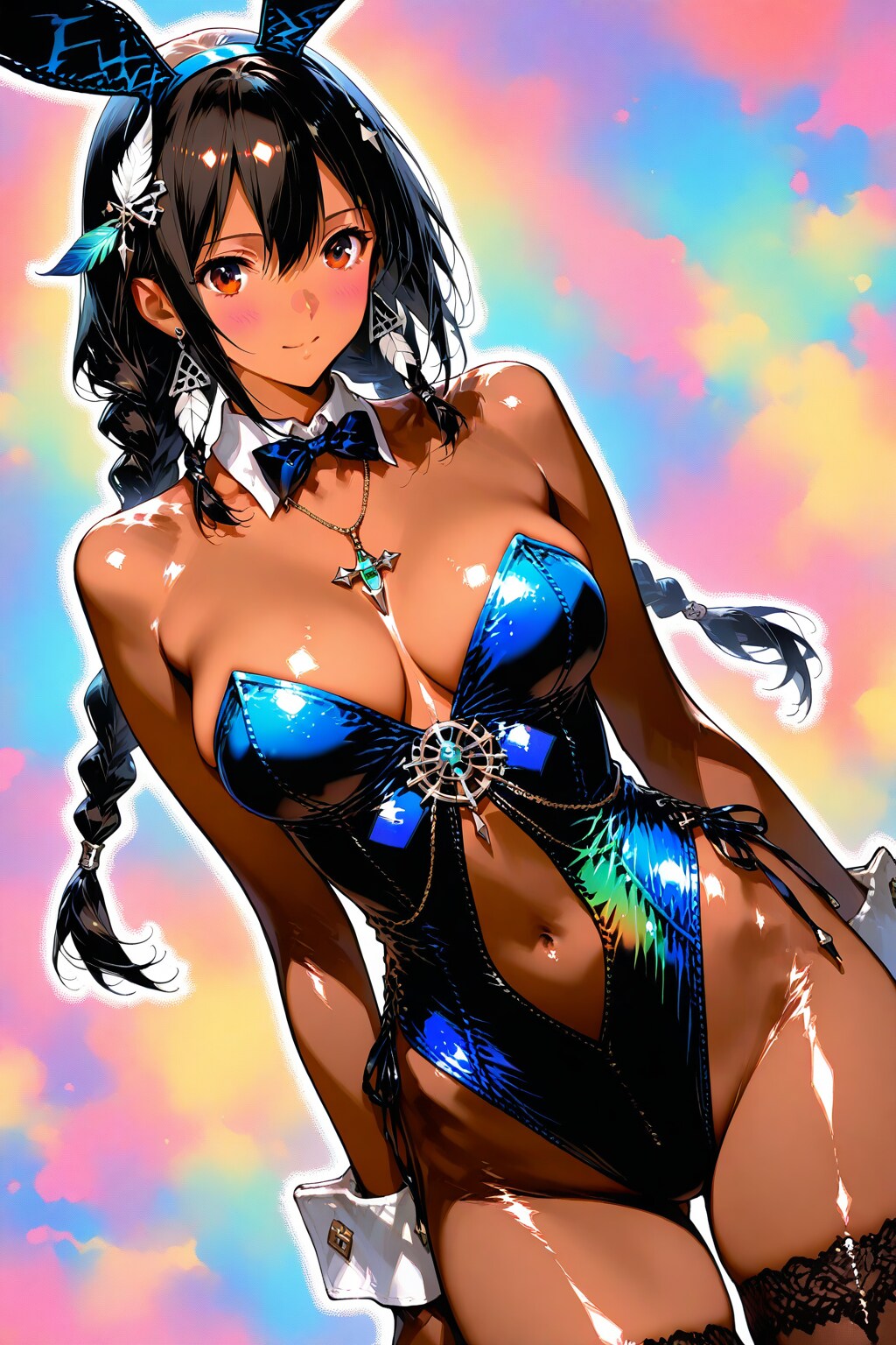 褐色バニーガール10