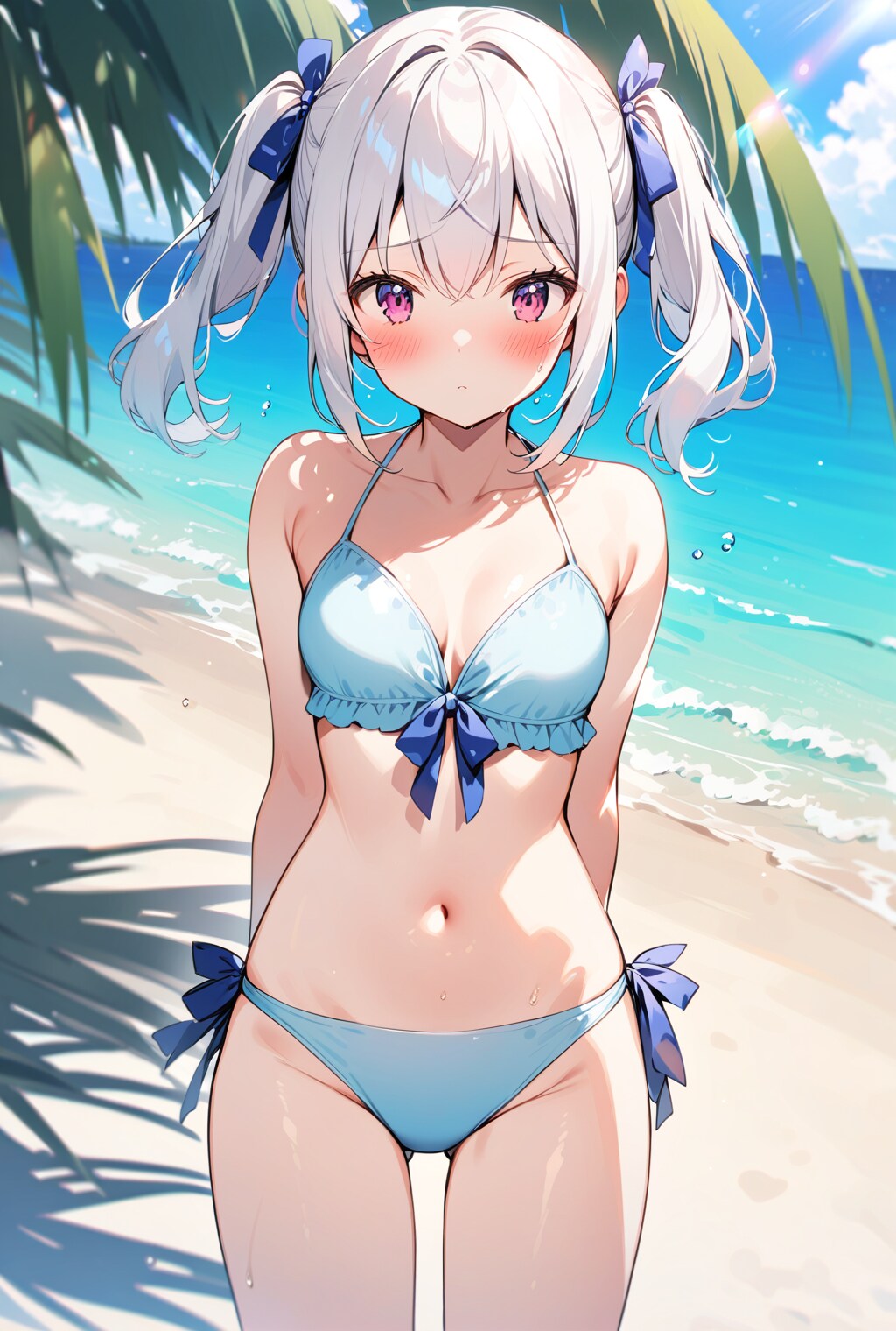 水着女子