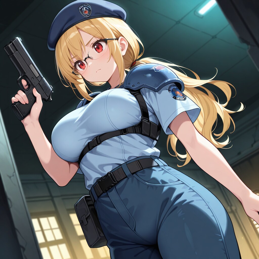 金髪お姉ちゃん・サバイバルホラー風味