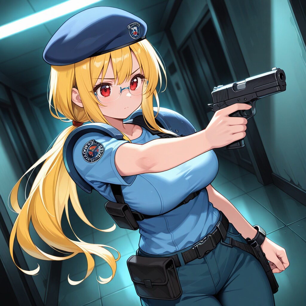 金髪お姉ちゃん・サバイバルホラー風味