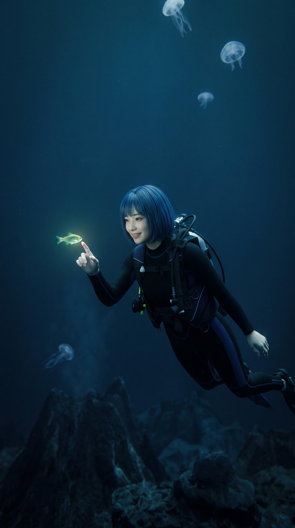 Into the Silent Blue