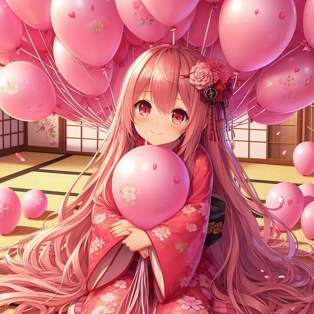 風船と女の子 蔵出しギャラリー004