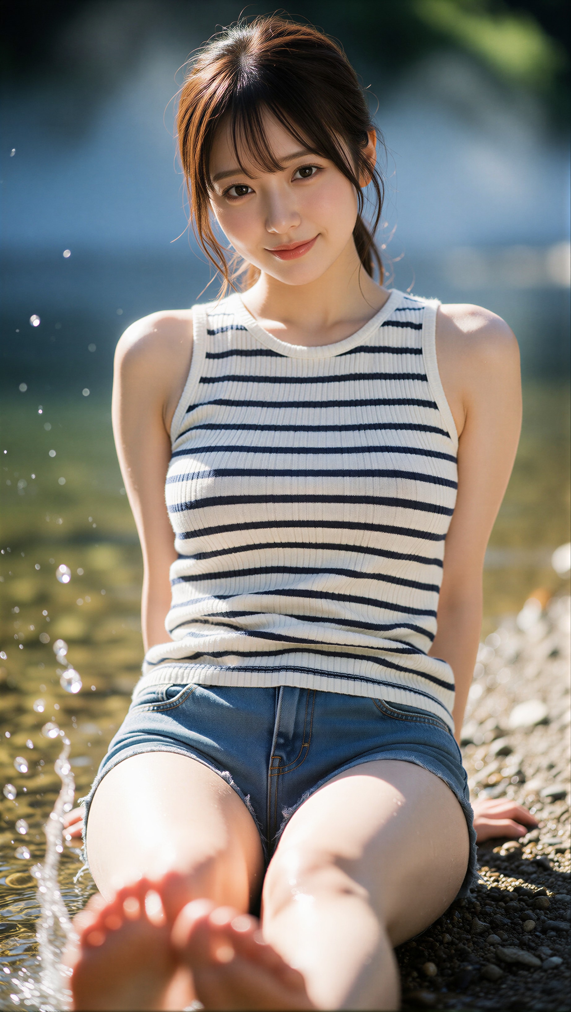 川辺でデート 2