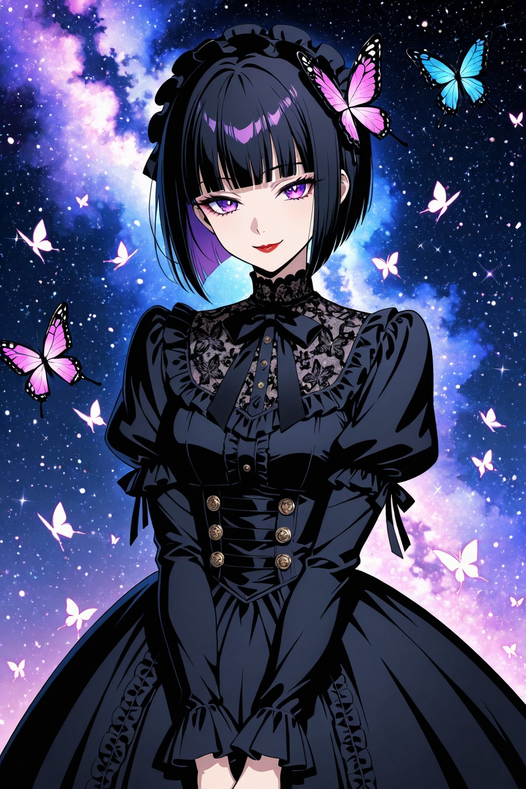 ゴシックファッションの女の子　その６ | の人気AIイラスト・グラビア