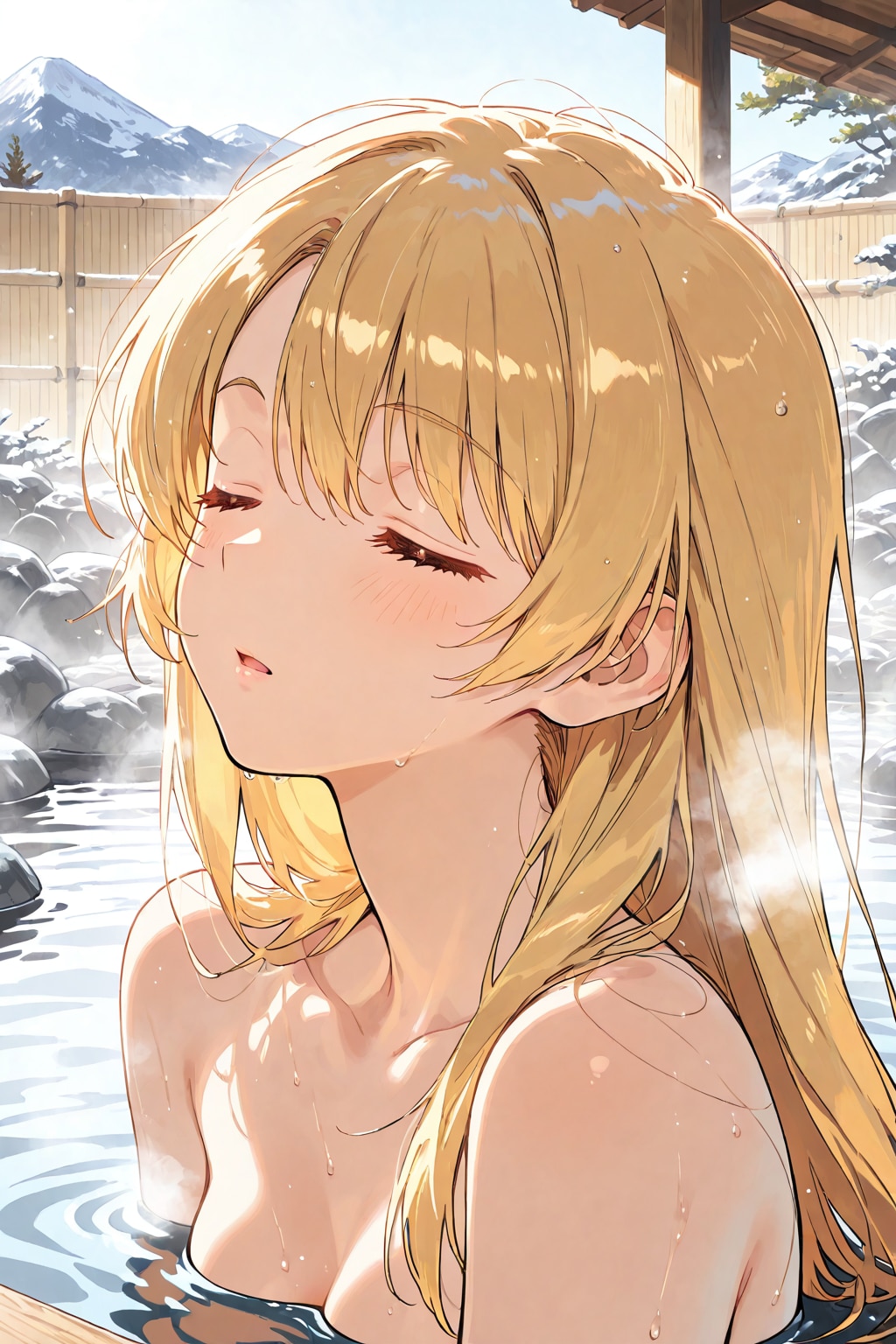 朝湯のふたり