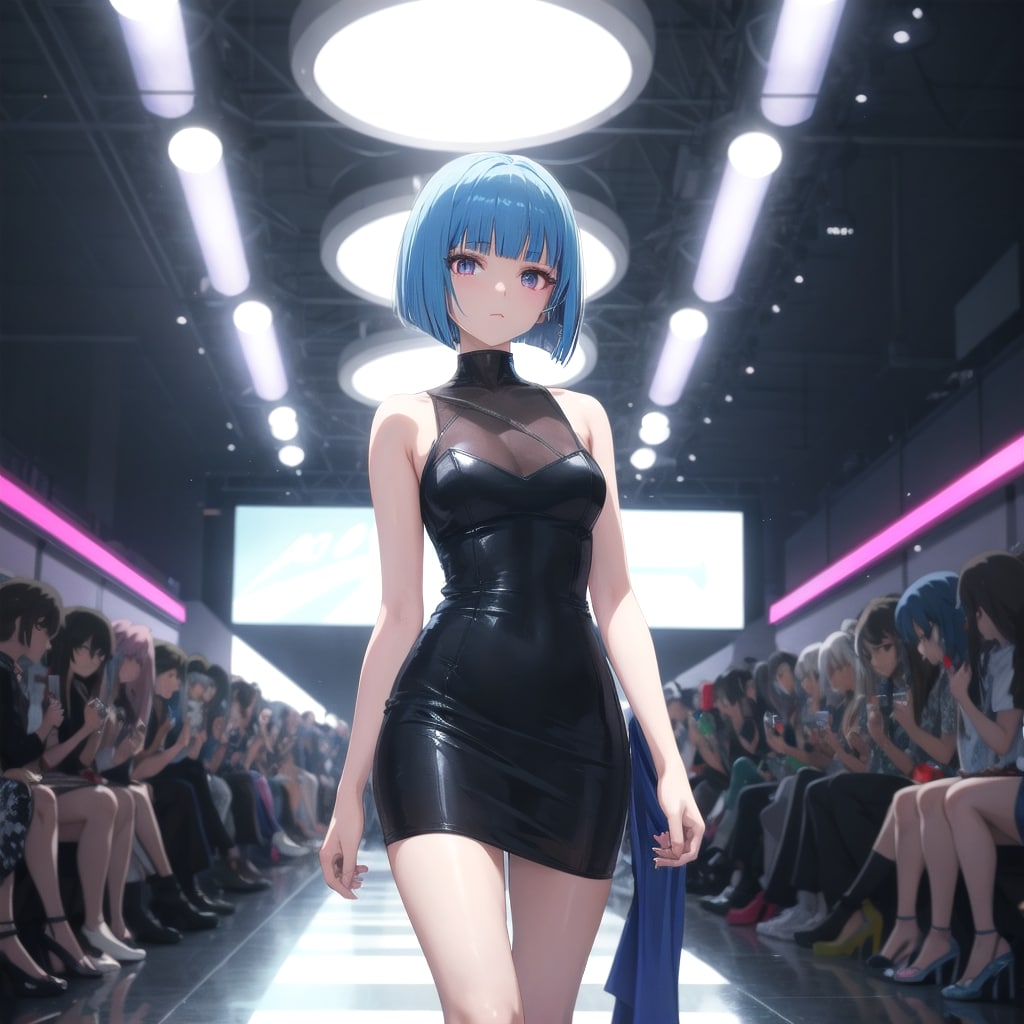 夜のライトアップショー