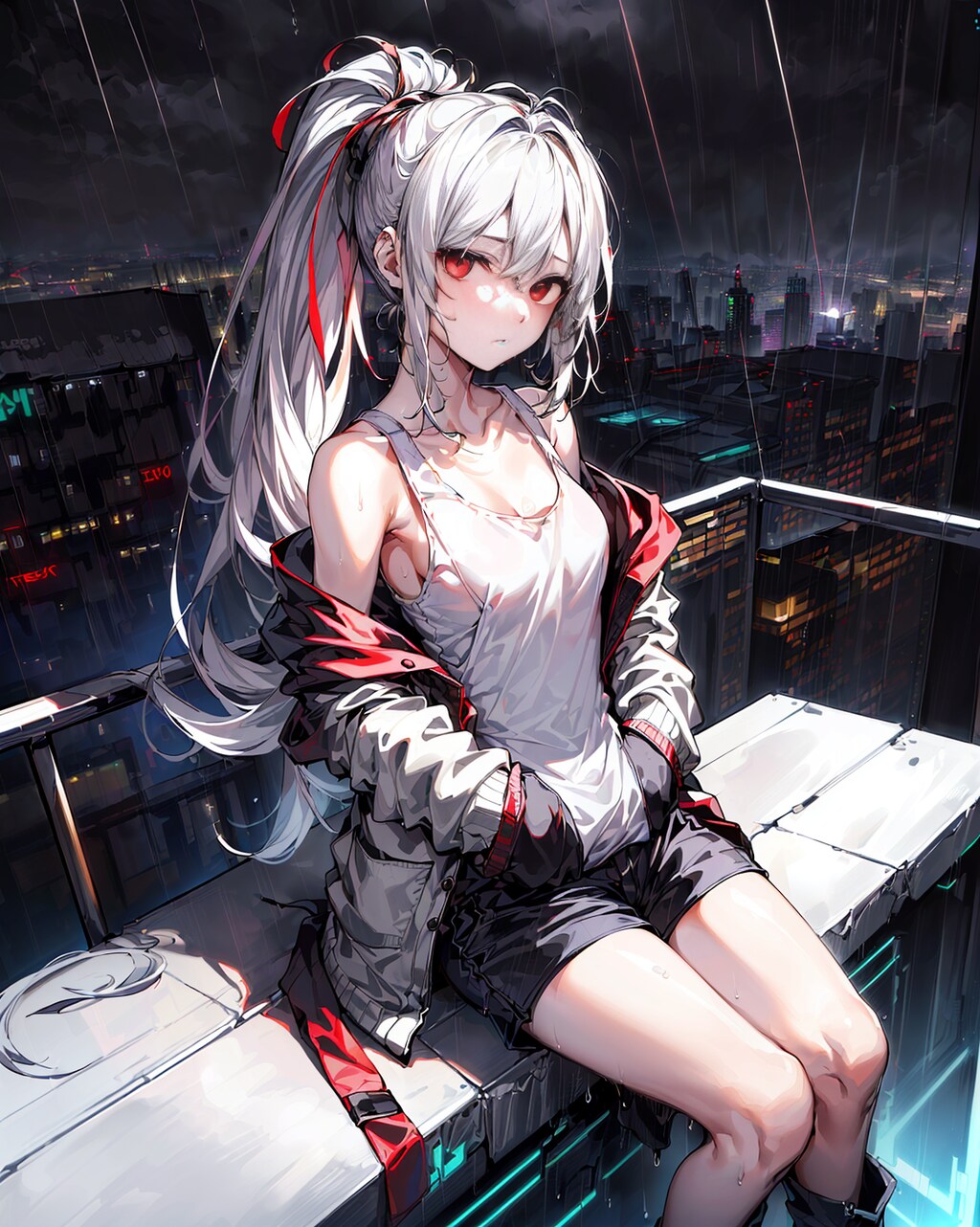 荒れた近未来 from above