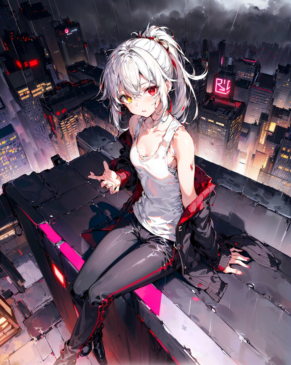 荒れた近未来 from above