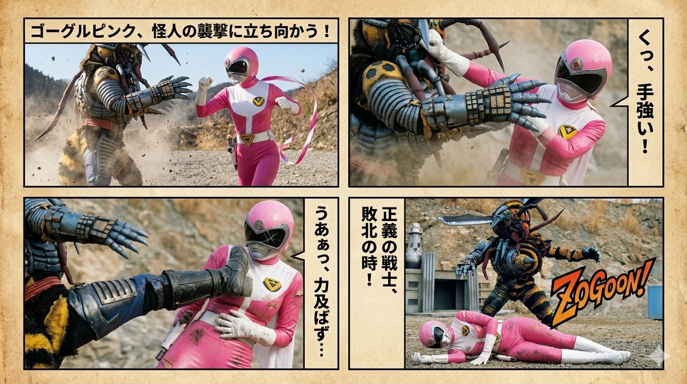 ゴーグルピンク正義の戦士 | の人気AIイラスト・グラビア