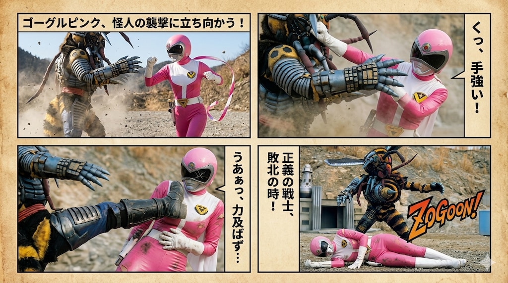 ゴーグルピンク正義の戦士