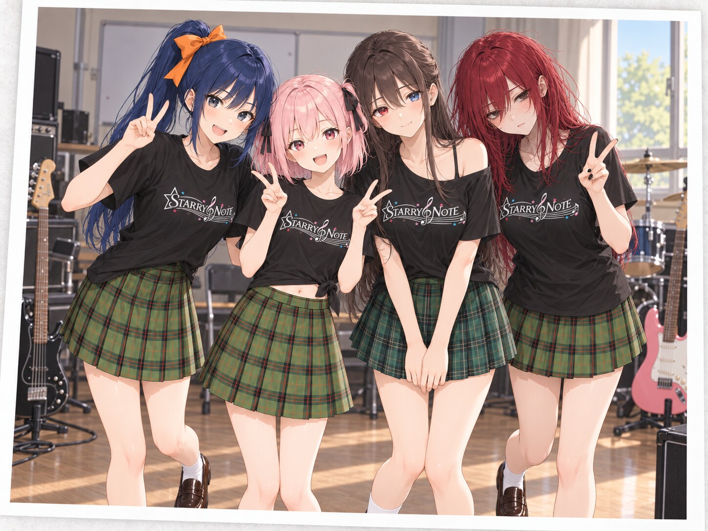 軽音部記念撮影🎼 | の人気AIイラスト・グラビア