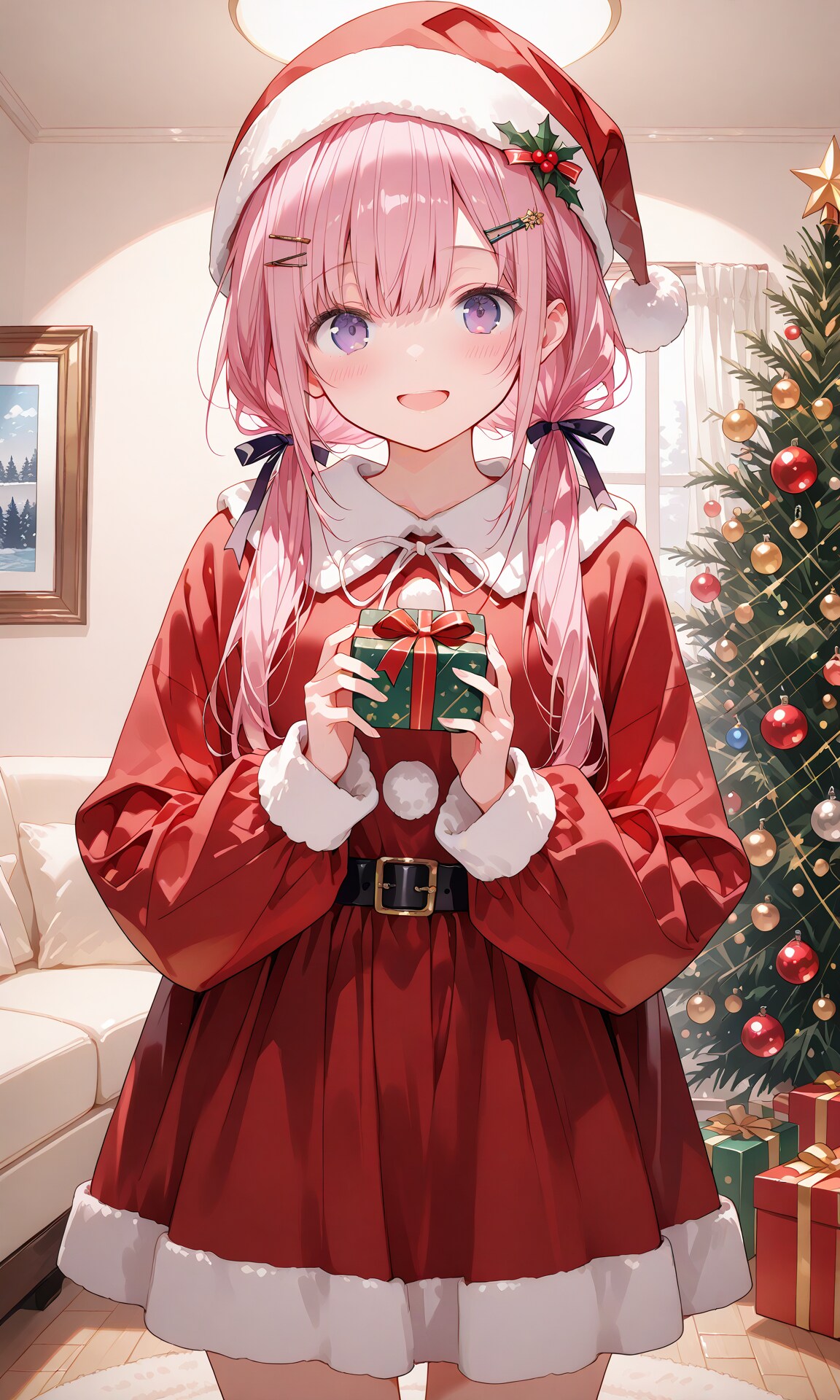 桃香からのクリスマスプレゼント | の人気AIイラスト・グラビア