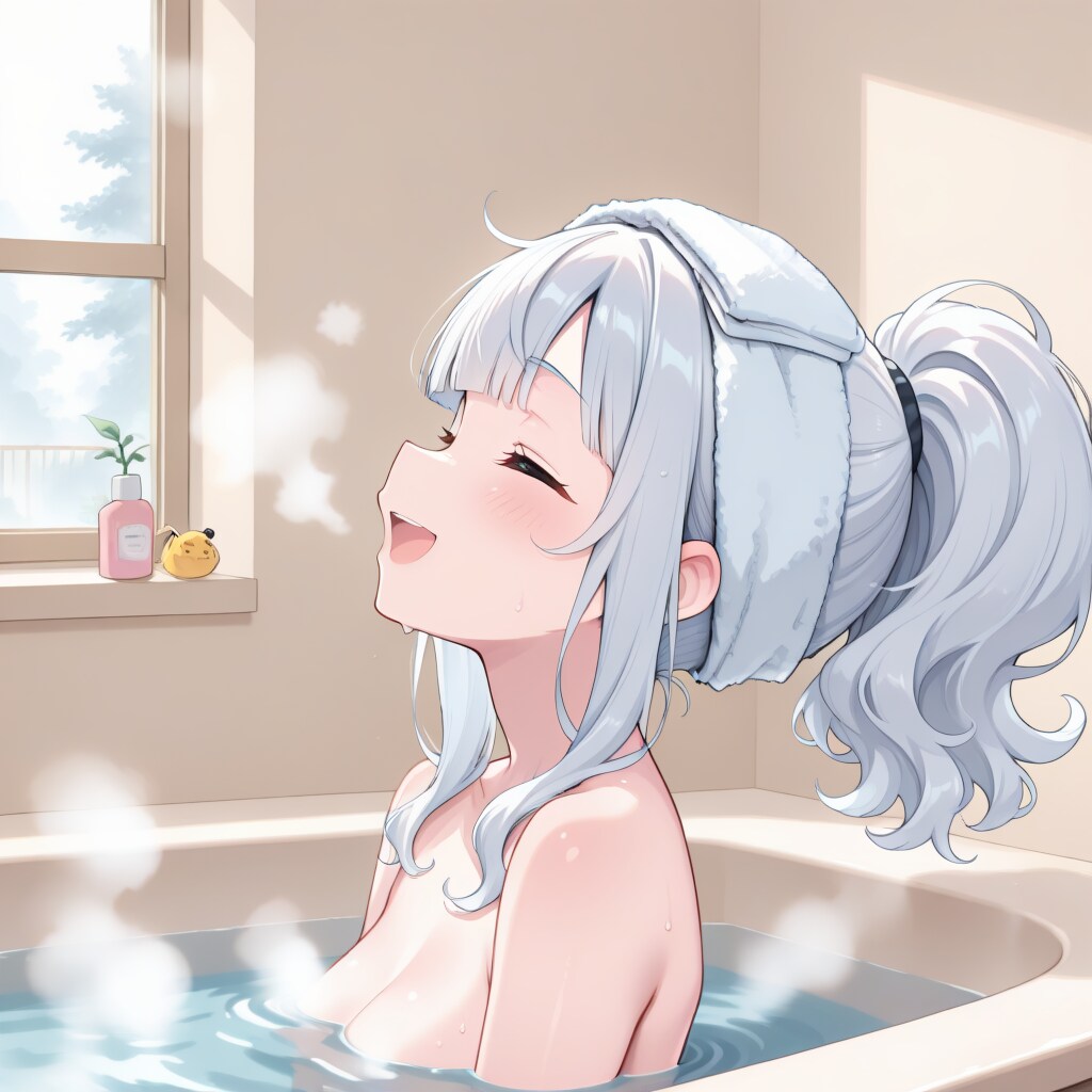 湯船でリラックス