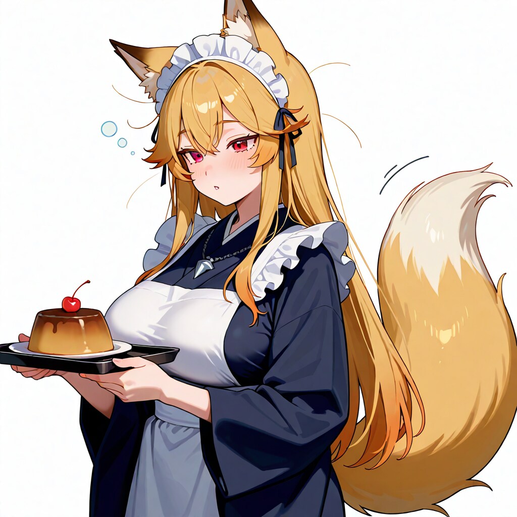 クール系ドジっ子物の怪メイド