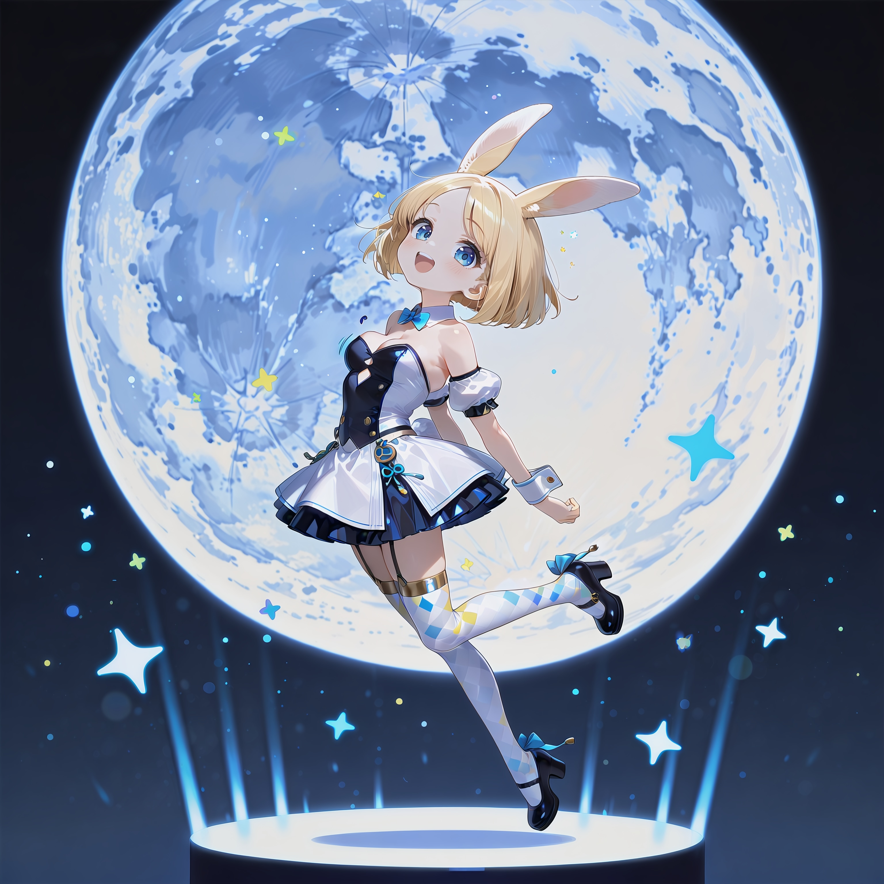 月のバニー | の人気AIイラスト・グラビア