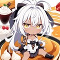 うちの子×巨大パンケーキ 4枚目