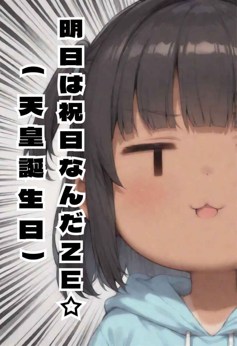 明日は祝日