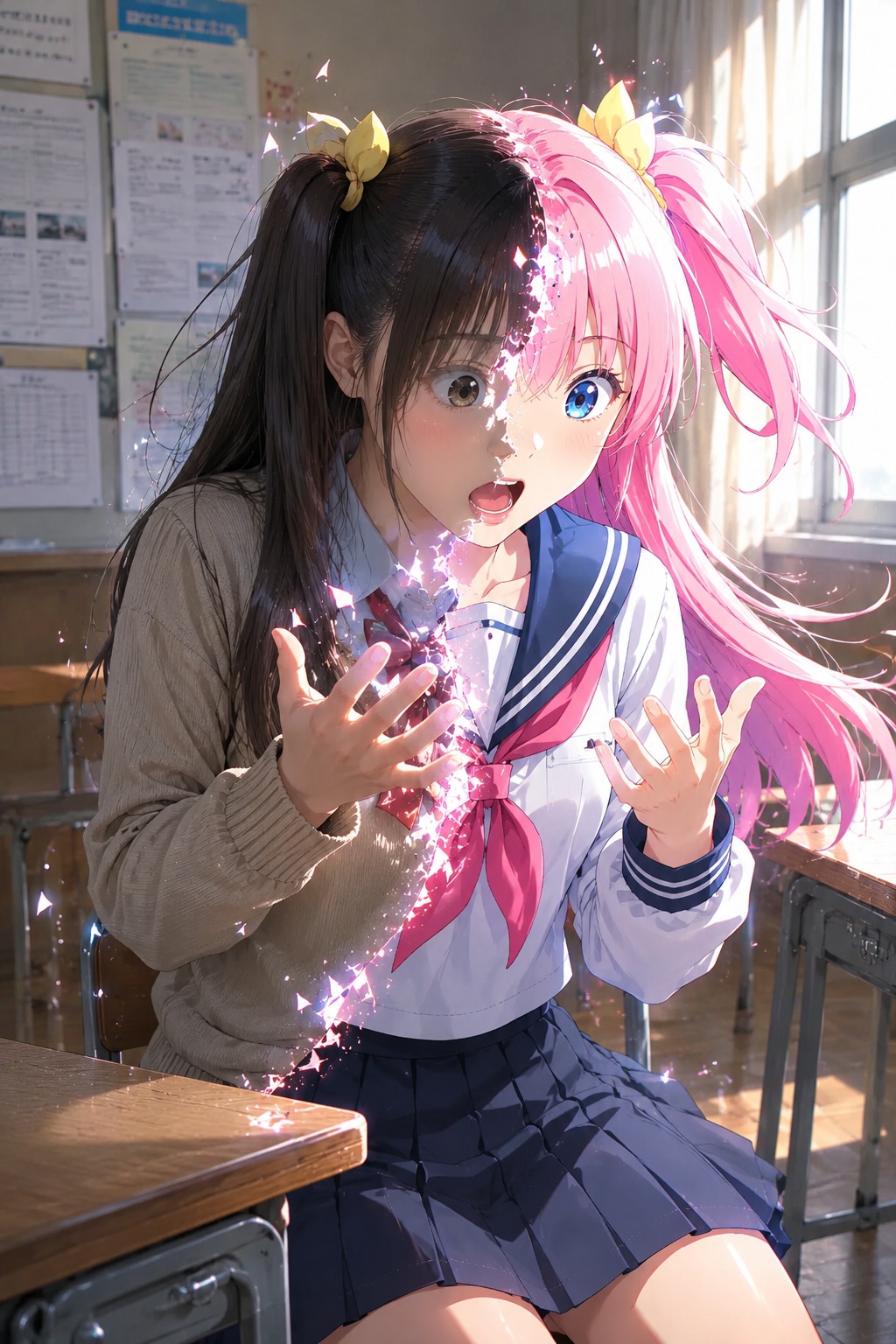 ある日突然アニメキャラに！？