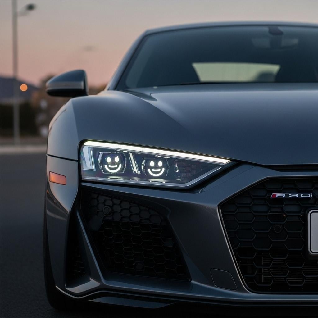 顔文字ヘッドライト