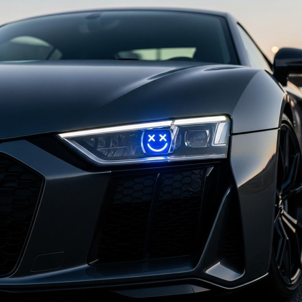 顔文字ヘッドライト