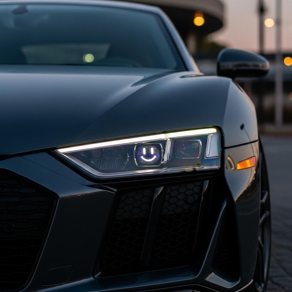 顔文字ヘッドライト