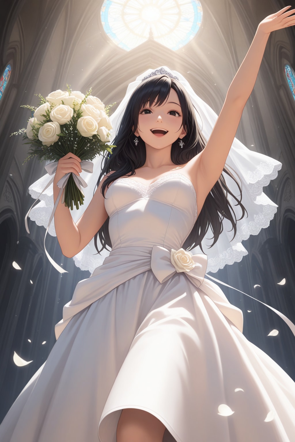 幸せいっぱいの花嫁さん