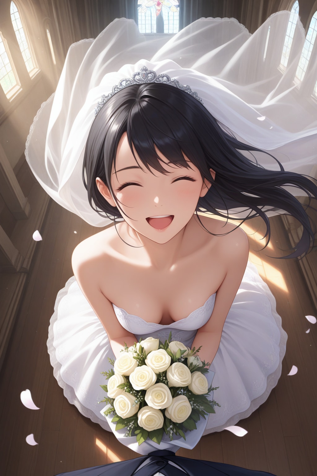 幸せいっぱいの花嫁さん