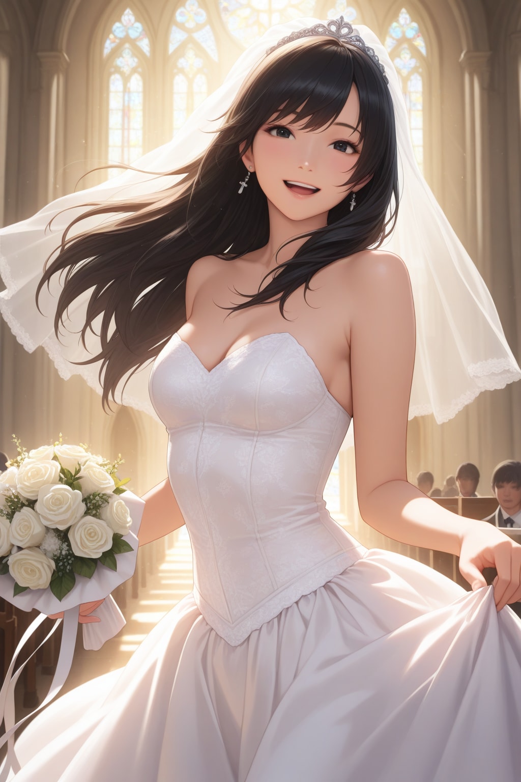 幸せいっぱいの花嫁さん