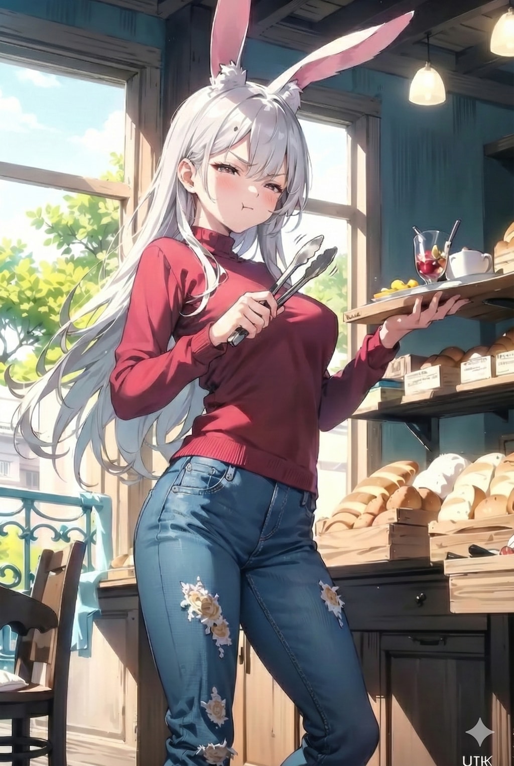 むぅぅぅ…カチカチしたいのですぅぅぅ🐰💦