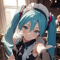 初音ミク・メイド❤️ 2枚目