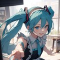 初音ミク・メイド❤️ 4枚目
