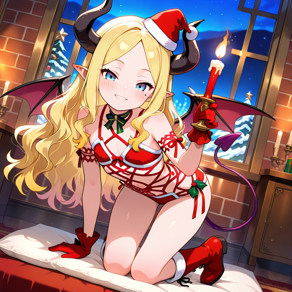 聖なる夜は淫魔にご注意♥①