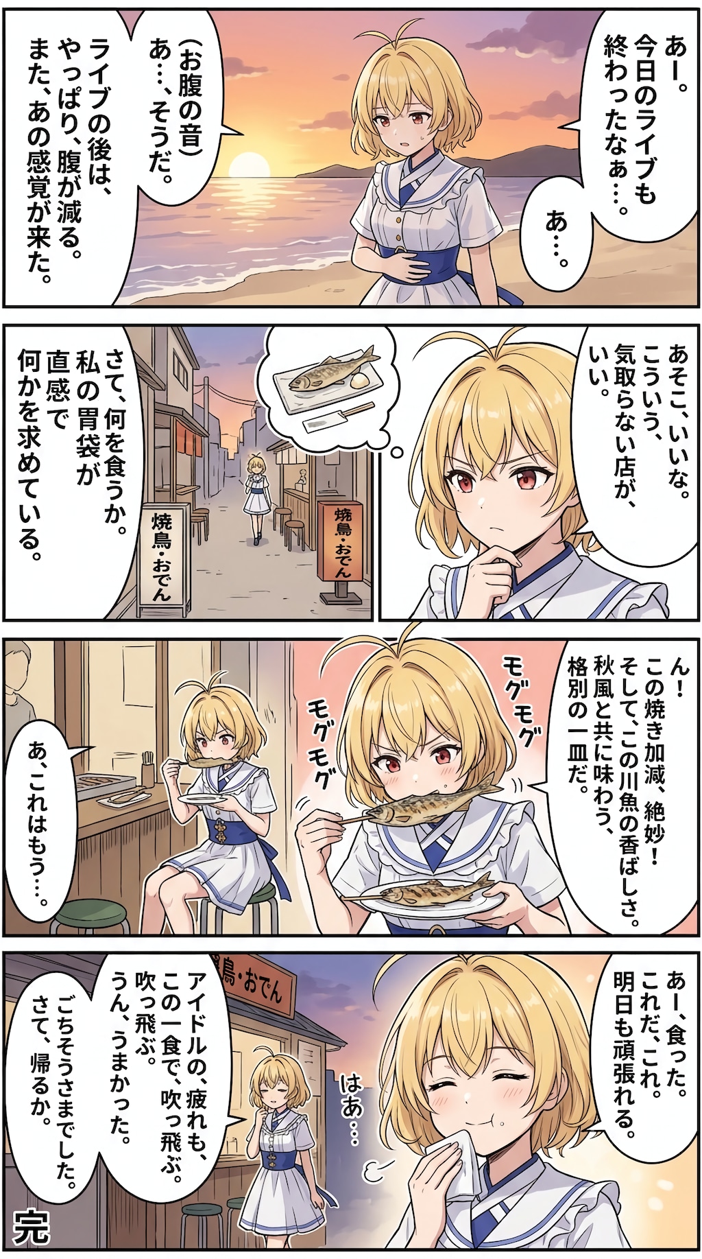 全力アイドルナツミちゃん〜再び孤独のグルメごっこ編