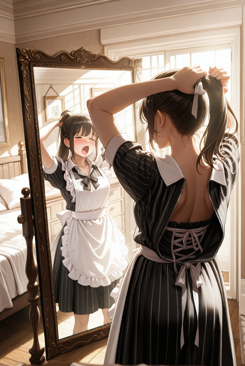 朝の支度