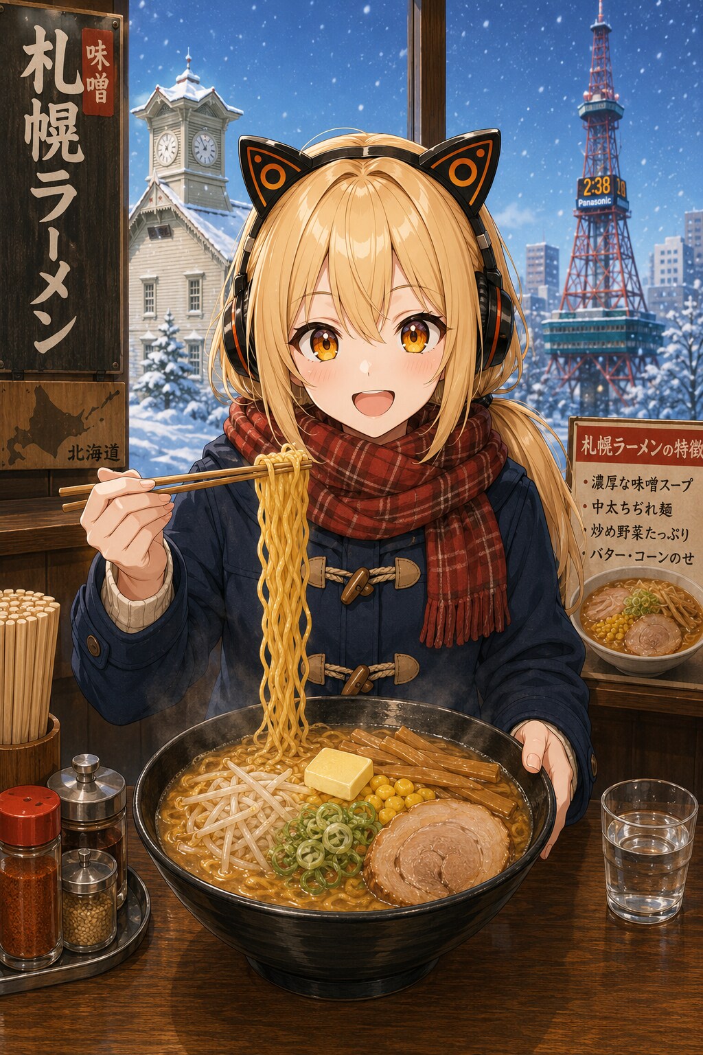 金曜〜札幌ラーメン〜 | の人気AIイラスト・グラビア