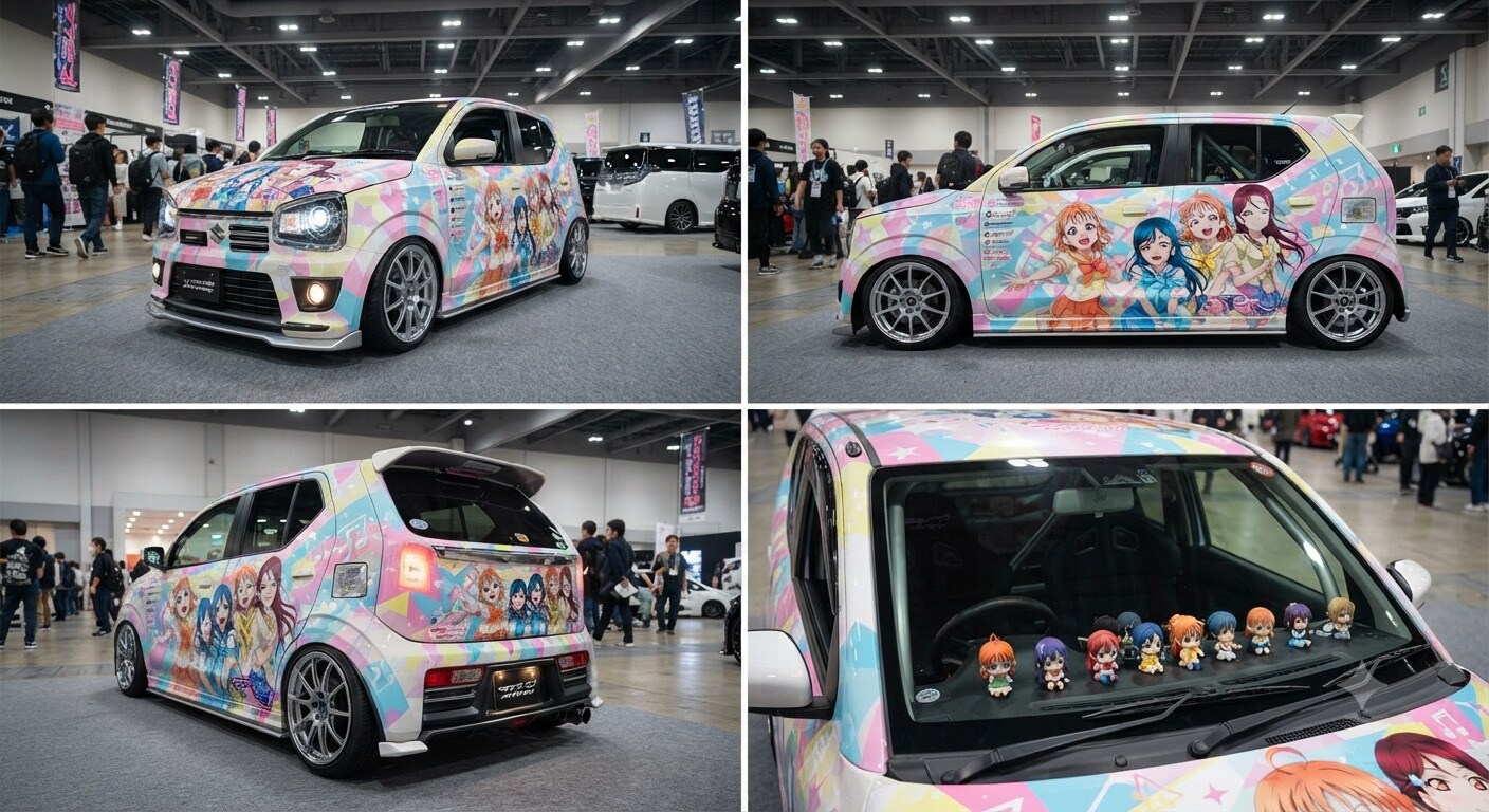 アルトワークスラブライブ痛車 | の人気AIイラスト・グラビア