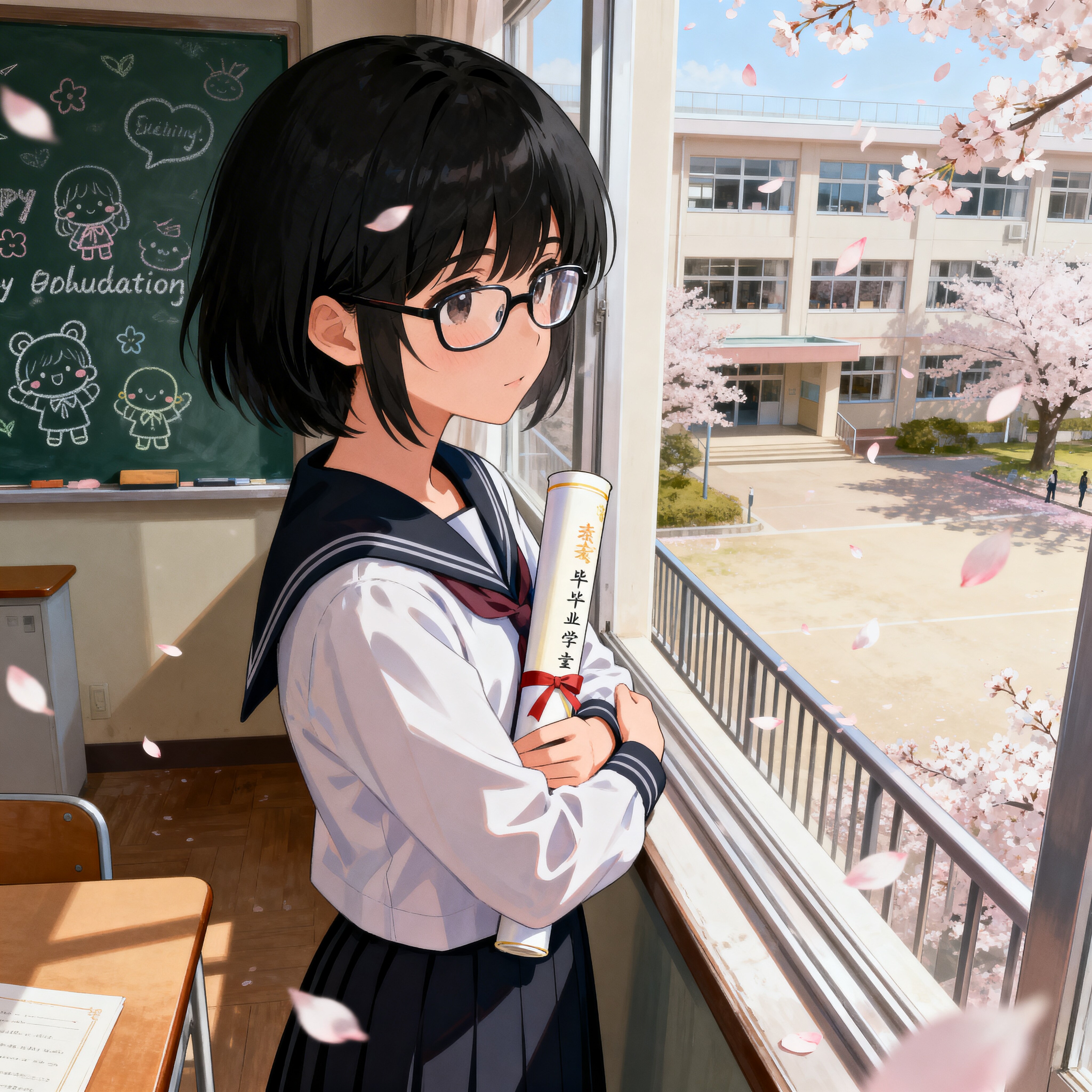 卒業出来ないこともある💌 | の人気AIイラスト・グラビア