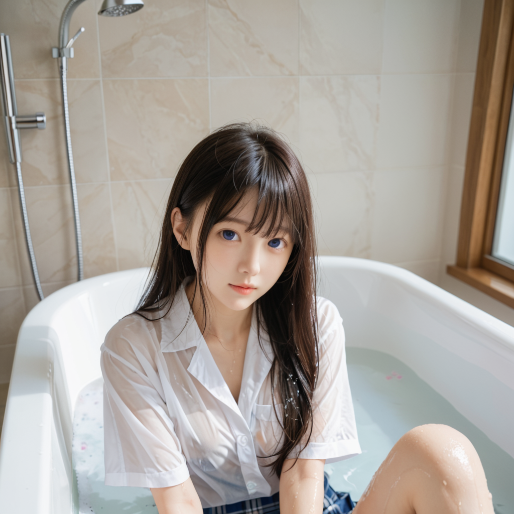 清楚でかわいいこ　闇墜ち７　お風呂