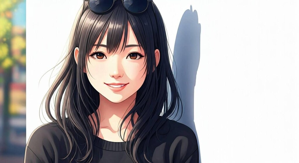 サングラスと少女