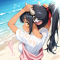 ほるすたいんちゃんの後ろ姿 2枚目