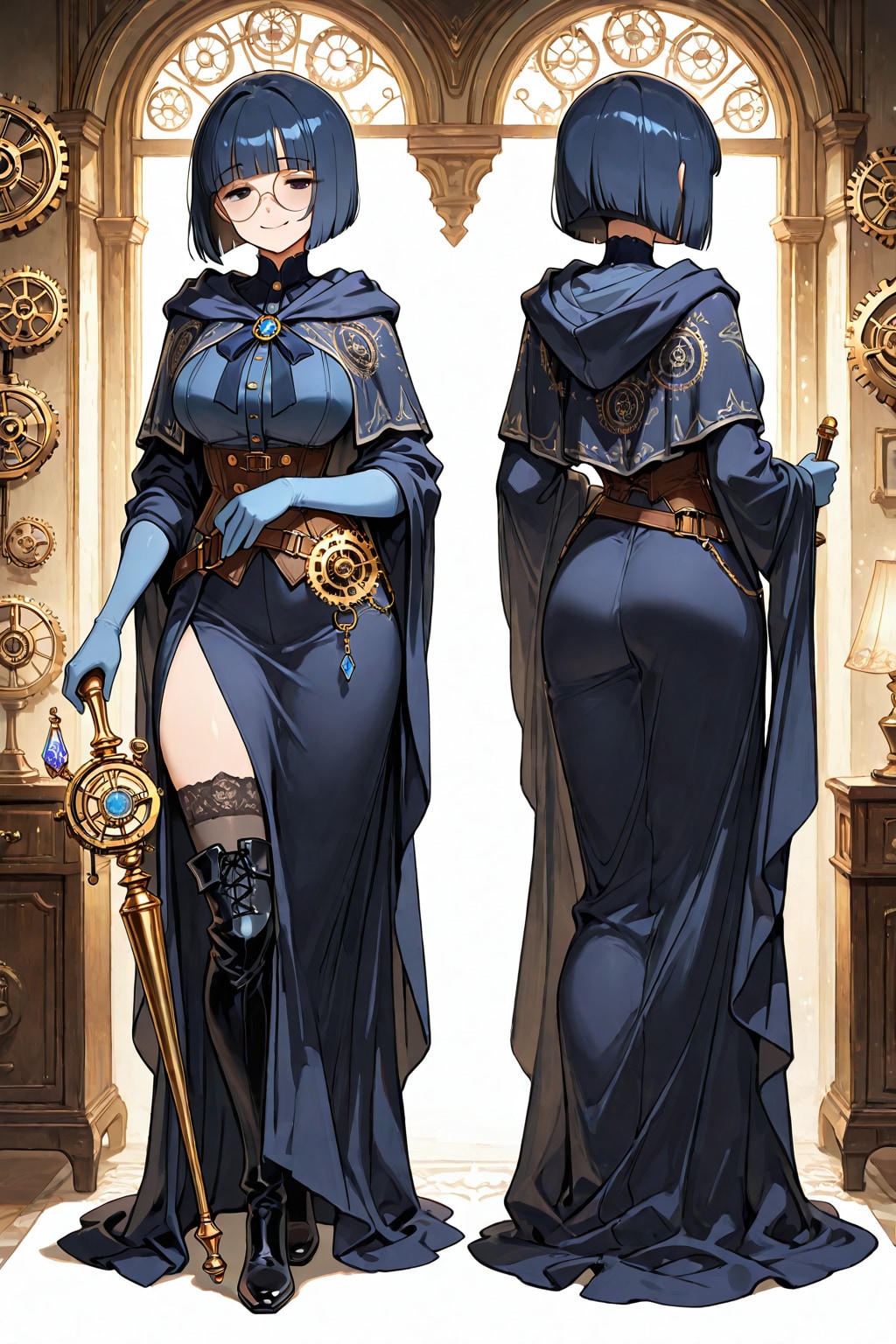 スチームパンク風魔女